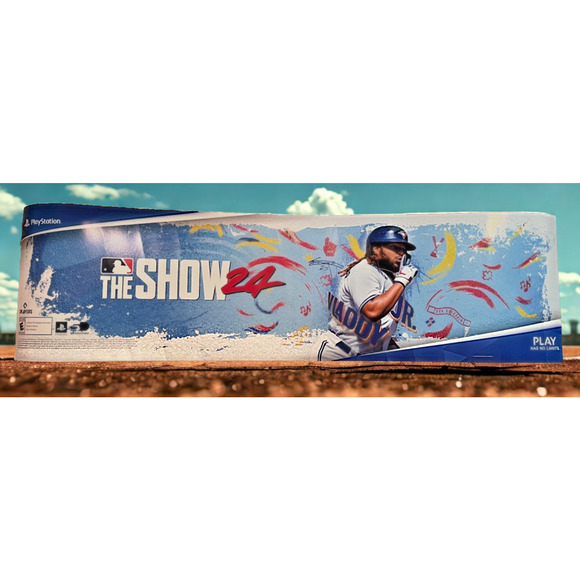 MLB The Show 24 Store Display PS5 Vladimir Guerrero Jr. Toronto Blue Jays 46x13 - Picture 1 of 8